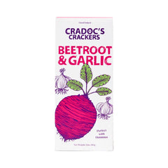 Cradocs Beetroot and Garlic crackers