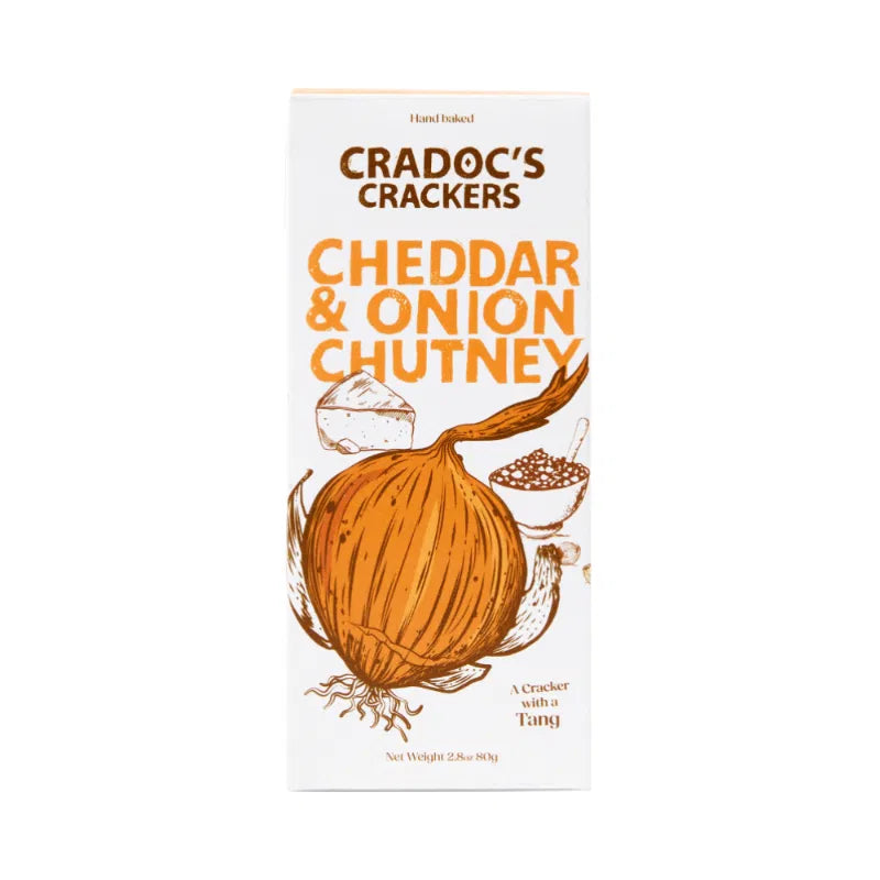 Cradocs Cheddar and Onion Crackers